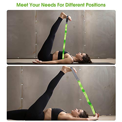 41JVIUj0A8L Syntus 9-in-1 Yoga Set, 1 Yoga Strap with 12 Loops