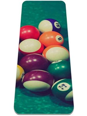 Yoga Mat - billiards - Extra Thick Non Slip Exercise, Fitness Mat