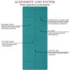 Ewedoos Eco Friendly Yoga Mat with Alignment Lines