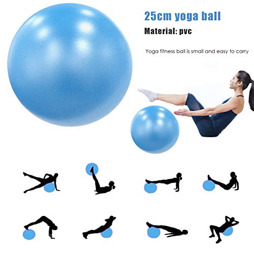 41KibpBlJWL.SL1500 Rehomy 5Pcs Yoga Equipment Set, Yoga Exercise Ball