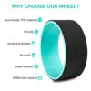 Kanchimi Yoga Wheel for Back Pain, Stretching
