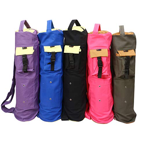 KD Yoga Mat Bag Cotton Canvas Cover Extra Large Bag