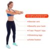 Unlock Your Full Potential with Stretching Bands Yoga - High-Quality 8-Loop Resistance Band for Versatile and Effective Workouts