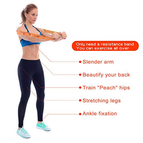Unlock Your Full Potential with Stretching Bands Yoga - High-Quality 8-Loop Resistance Band for Versatile and Effective Workouts