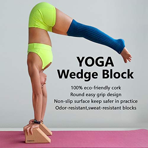 41L5JVQW1nL Yoga Block Wedge Block for Wrist Support Calf Stretch