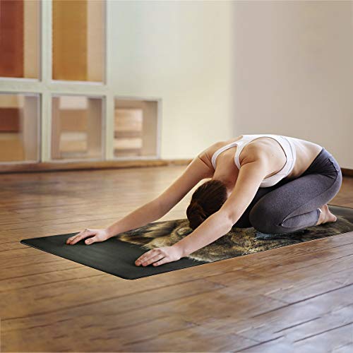 41L80MWu3EL Yoga Mat Non Slip Hot Yoga Mat for Support and Stability in Yoga