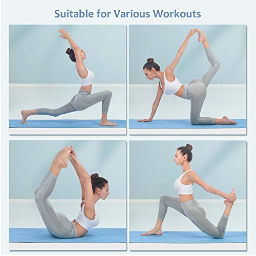 41LDlFMm+2L Yapeach Yoga Mat, Non Slip Exercise Mat for Women and Men