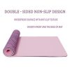 Enhance Your Yoga Practice with the Premium TPE 1/4 Inch Non-Slip Fitness Exercise Mat - Soft, Eco-Friendly, and Odor-Free