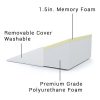 FitPlus Bed Wedge, Premium Wedge Pillow Memory Foam