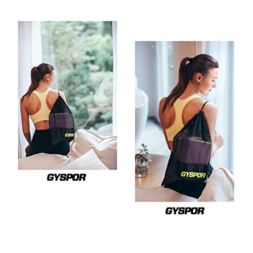 41Ln36Vp5WL GYSPOR Yoga Blocks 2 Pack Set 9"x6"x3" with Yoga Strap