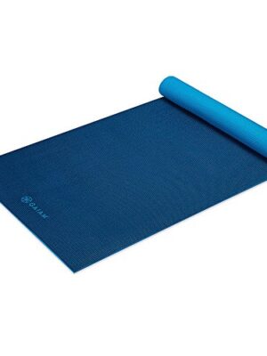 Gaiam Yoga Mat Premium Solid Color Reversible Non Slip