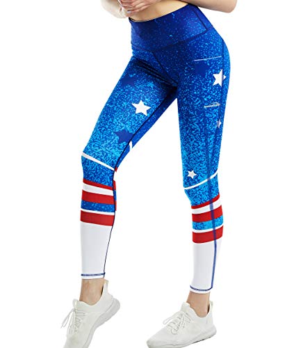 41MExfkzYpL Yoga Pants – Captain America Printed Leggings with Side Pockets for Comfort and Functionality