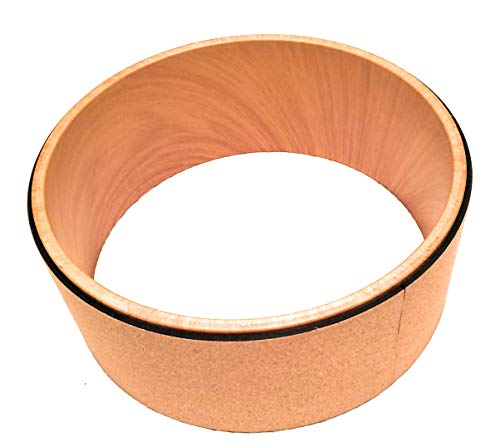 41MOpSYmbNL Fitlance Cork Yoga Wheel | Yoga Wheel Prop