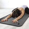 Yoga Mat 31.5 inch 10mm ,LFS Extra Wide and Extra Thick Non Slip