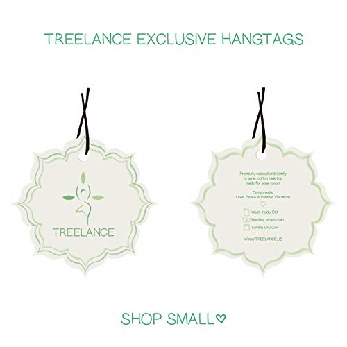 41Mv3e3HUcL TREELANCE Organic Cotton Yoga Tank Tops.