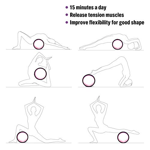 41MvYhiJ09L Yoga Beginner Set High Density EVA Foam Block and 6 Ft Cotton Stretching Strap
