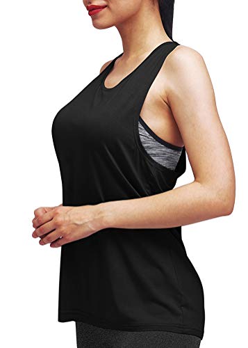 Mippo Workout Tops for Women Workout Shirts