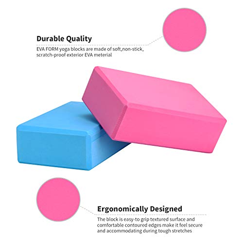 41N2AeKmwPL OTW Yoga Block(2 Pack) High Density EVA Foam Blocks