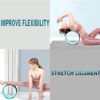 Mifly Non Slip Yoga Wheel Roller for Back Pain Stretching