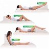 Wedge Pillow, Orthopedic Wedge Pillow with Memory Foam Top