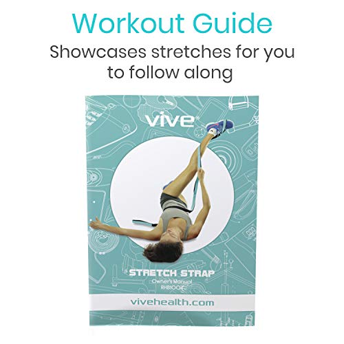 41NSOfPn4XL.SL1500 Vive Stretch Strap - Leg Stretch Band to Improve Flexibility