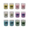 Set of 12 Scented Candles with 6 Fragrances