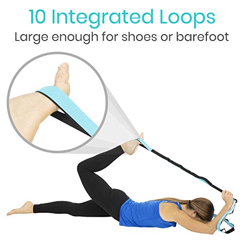 41NviAqxq6L.SL1500 Vive Stretch Strap - Leg Stretch Band to Improve Flexibility