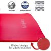 HemingWeigh Yoga Kit - Red Yoga Mat Set Includes Carrying Strap