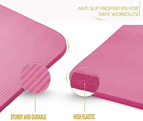 41NzdTDvRUL Yoga Mat 10mm NBR Non-Slip Yoga Mat