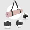 Yoga Mat Strap Premium Adjustable Cotton Yoga Mat Carrier