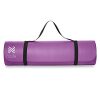 Node Fitness Yoga Mat - 1/2" Extra Thick with Carrying Strap
