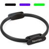 Pilates Ring Yoga Fitness Magic Circle Full Body Toning Fitness Body Ring Coaching- Leg, Inner Thigh, Arm Workout and Lower Body Toner (Giant(D38cm)) (Black)