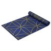 Gaiam Yoga Mat Premium Print Reversible Extra Thick Non Slip