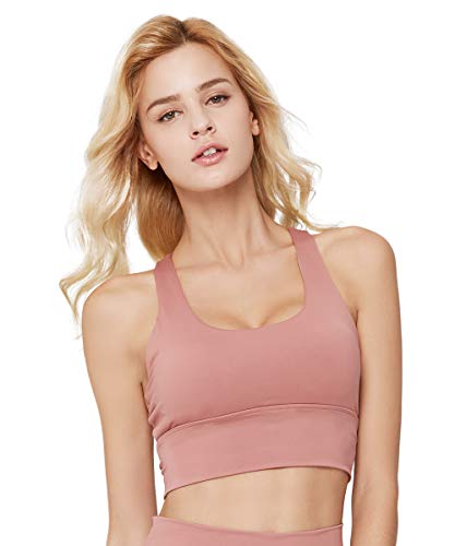 41QxVNoxo1L light & leaf Longline Sports Bra Medium
