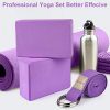 Elevate Your Yoga Practice with Garsumiss 2 PCS Yoga Blocks Set - Enhance Flexibility and Support with Natural ECO-Friendly EVA Foam Bricks and a D-Ring Yoga Strap