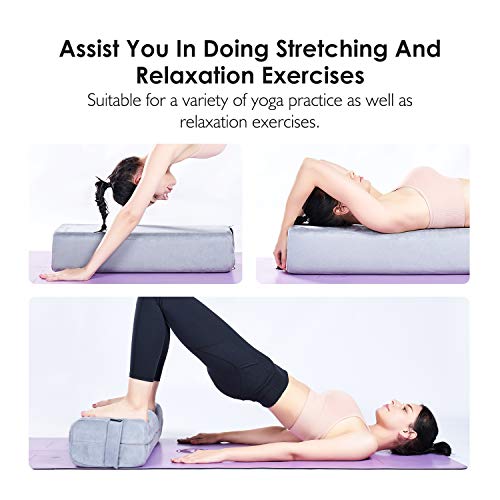 41R6NXF+lZL 🧘♀️ Ultimate Comfort & Support – Yoga Bolster Pillow for Deep Relaxation & Better Poses! 🌿✨
