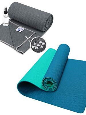 IUGA Yoga Set - Yoga Mat and Yoga Towel Included