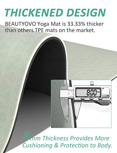 Extra Thick Yoga Mat Double-sided Non Slip