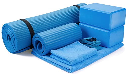 BalanceFrom GoYoga 7-Piece Set - Include Yoga Mat