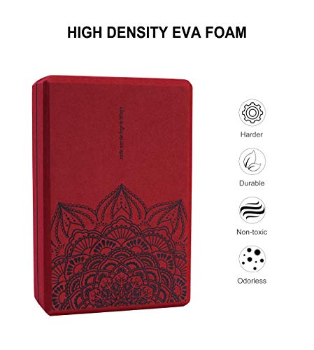 Haining Yoga Blocks (Set of 2) High Density EVA Foam
