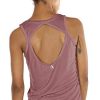 Open Back Yoga Tops also Gym Shirts
