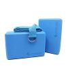 Dynalion Yoga Block 9”x6”x3” (2PCS) with Metal D-Ring