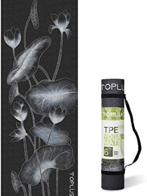 Yoga Mat, Eco Friendly 1/4" TPE Non Slip Yoga Mats