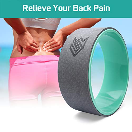 Yoga Wheel Back Roller for Back Pain, Stretching 🧘