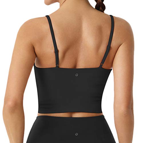 Letsfit Sports Bra for Women, Padded Adjustable Strap