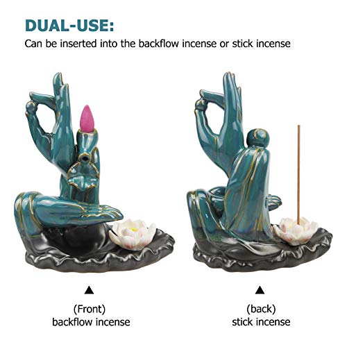 41S8PTh4YwL.SL1500 Wlretmci Lotus Backflow Incense Burner