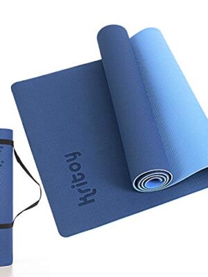 KRITOY Yoga Mats for Women, Fitness Exercise Mats for Home