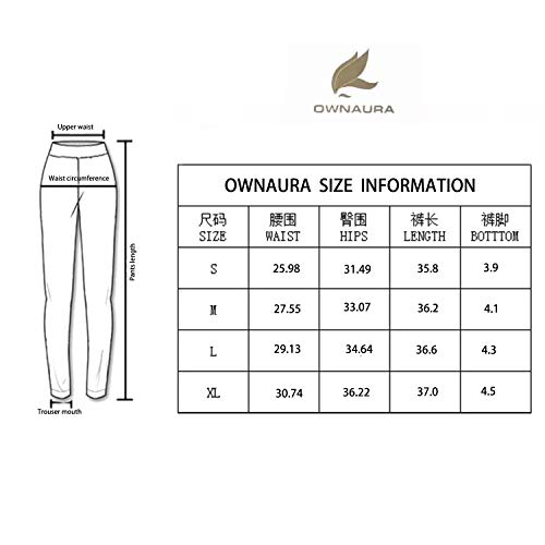 41SaXkRrRgL OWNAURA Women High Waist Yoga Pants