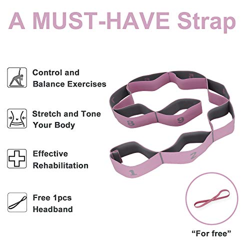 Stretch Band Strap for Yoga Physical Therapy Dance Workout