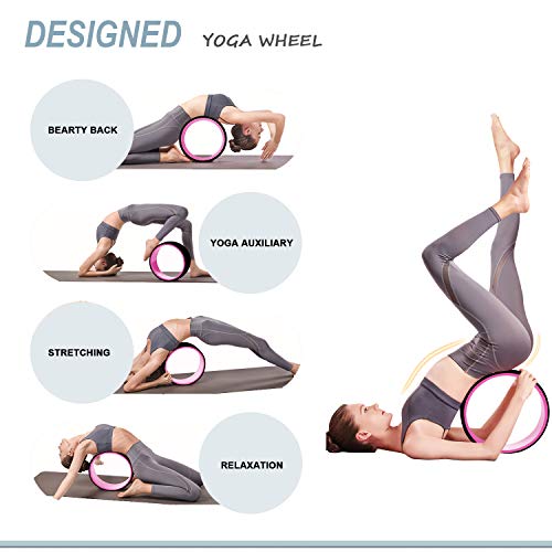 GOOGIC Sports Yoga Wheel Comfortable Yoga Prop
